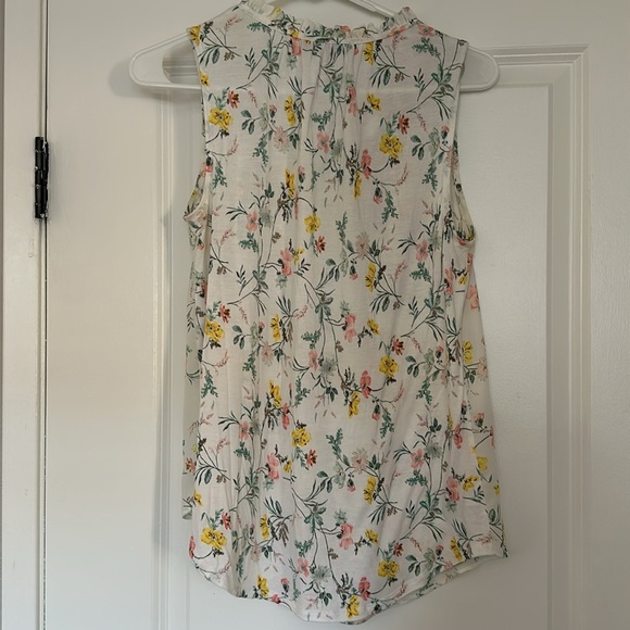 Loft Floral Blouse Tank Top XS - Picture 4 of 4